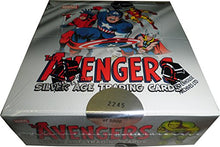 Load image into Gallery viewer, Marvel Avengers Silver Age Factory Sealed Trading Card Box of 24 Packs
