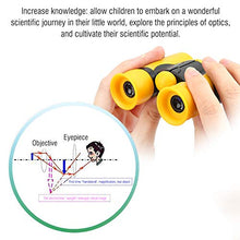 Load image into Gallery viewer, Diyeeni Children Binocular Telescope Set,Portable Mini Handheld Kid Binoculars for Enhance Concentration, Watch The Insects, See The Distant View,Toy Kid Gift(Yellow)
