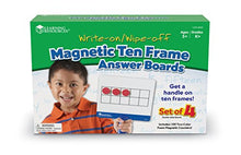 Load image into Gallery viewer, Learning Resources Magnetic Ten-Frame Answer Boards, Set of 4 with 100 counters

