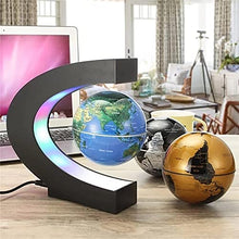 Load image into Gallery viewer, Floating Magnetic Levitation Globe LED World Map Electronic Antigravity Lamp Novelty Ball Light Home Decoration Birthday Gifts (Blue)
