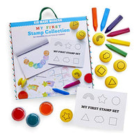 Kid Made Modern Baby Paint My First Stamp Collection - Art Activity Kit for Toddlers Ages 3 and Up