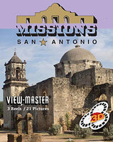 San Antonio Missions - ViewMaster - 3 Reel Set - 21 3D Images