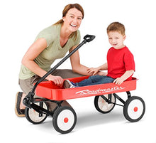 Load image into Gallery viewer, Roadmaster Kids and Toddler Classic 34-Inch Steel Pull Wagon, 8-inch Wheels, Red/Black
