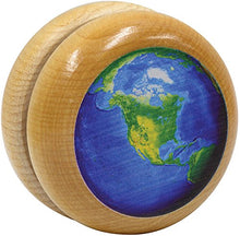 Load image into Gallery viewer, Maple Landmark wooden Earth Yo-Yo
