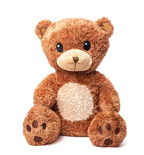 Hudz Kidz Stuffed Bear Animal Toy for Boys & Girls | Large 18-Inch Cute Plush Toys for Babies, Infants & Toddlers | Huggable, Cuddly Bear Excellent