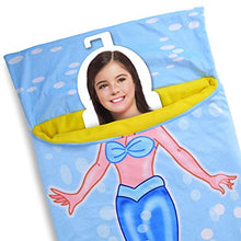 Load image into Gallery viewer, WALIKI Toys Mermaid Sleeping Bag for Girls. Mermaid Slumber Bag Nap Mat
