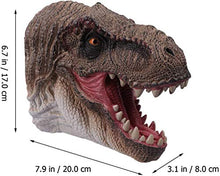 Load image into Gallery viewer, Dinosaur Toys Tyrannosaurus Rex and Blue Velociraptor Hand Puppets Dinosaur Animal World Action Figure Set Funny &amp; Scared Head Hand Puppets for Home, Stage and Class Role Play Toys

