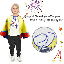 Load image into Gallery viewer, Boys Girls Superhero-Cape-Costume for Kids, Super Hero Word Dress-Up Cape and Headband as Halloween Party Favors
