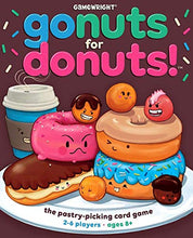 Load image into Gallery viewer, Gamewright - Go Nuts for Donuts - The Pastry-Picking Card Game &amp; Rat-A-Tat-Cat Multi-Colored, 5&quot;
