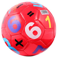 PRETYZOOM Ball Toy Kid Colorful Football Shaped Ball Outdoor Sport Parents and Children Early Educational Soft Elastic Ball Toy for Boy Girl (Random Color) Party Favor
