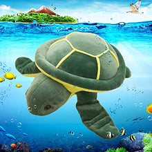 Load image into Gallery viewer, Soft Plush Sea Turtle Cute Stuffed Animal Gift for Boys Girls 13.7 Inch (Green)
