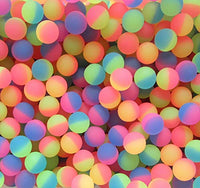 6 ICY Frosted NEON Super HIGH Bounce Balls HI Bouncy Superball CAT Toy 27MM 1