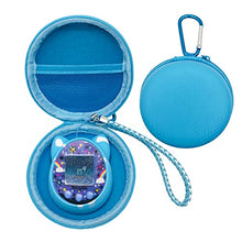 Load image into Gallery viewer, Hard Carrying Case and Protective Silicone Cover for Tamagotchi On Virtual Interactive Pet Game Machine (Blue)
