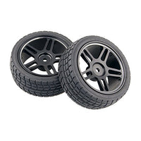 Toyoutdoorparts 4X RC Aluminum Wheel Rubber Tires Sponge Rim HSP HPI 1:10 On-Road Car 122H-8005