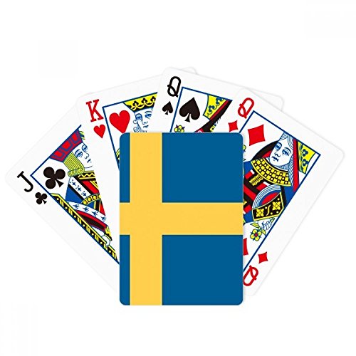 DIYthinker Sweden National Flag Europe Country Poker Playing Magic Card Fun Board Game