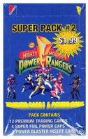 Power Rangers Super Pack #2 Trading Card & Power Caps Box