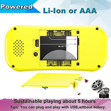 Load image into Gallery viewer, Beijue Retro Handheld Games for Kids Built in 218 Classic Old Style Electronic Game 2.5&#39;&#39; Screen 3.5MM Earphone Jack USB Rechargeable Portable Video Player Children Travel Holiday Entertain (Yellow)
