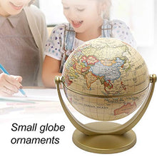 Load image into Gallery viewer, Mini World Globe Desktop Globe Rotating World Map Globe for Classroom Geography Teaching, Desk &amp; Office Decoration(12 x 15cm)
