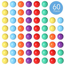 Load image into Gallery viewer, Laviesto 60 Pcs Game Replacement Balls for Chinese Checker, 5/8 Inch Solid Color Replacement Balls for Chinese Checkers, Marble Run, Marbles Game(6 Colors)
