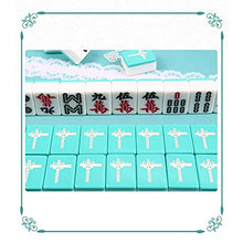 Load image into Gallery viewer, DBGA Portable Vintage Mahjong Rare Chinese 144 Tiles Mah-Jong Set Toy for Travel Family Game-Based Game Originating in China, Complete Accessories, Easy to Carry
