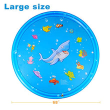 Load image into Gallery viewer, KKONES Sprinkler Pad &amp; Splash Play Mat 3-in-1 68&quot; Toddler Water Toys Fun for 3 4 5 6 Years Old Boy Girl,Kids Outdoor Summer Toy
