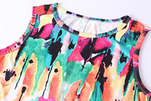 Load image into Gallery viewer, Women Dress-Han Shi Summer Casual Floral Printed Swing Sundress with Pocket (Colorful, L)
