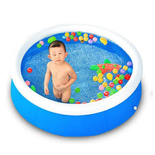 Load image into Gallery viewer, Family Inflatable Swimming Pool, Full-Sized Inflatable Lounge Pool for Baby, Kiddie, Kids, Adult, Infant, Toddlers for Ages 3+,Outdoor, Garden, Backyard, Summer Water Party,Blue
