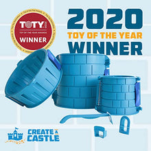 Load image into Gallery viewer, Create A Castle Sandcastle Kit - 4 Piece Premium Sandcastle Building Kit for Kids to Adults - Snow Molds for Kids Outdoor Winter or Summer Beach Fun - Mesh Backpack Included - Starter
