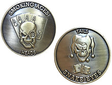 Load image into Gallery viewer, Thompson Emporium Gamblers Creed Lucky Mojo Heads Tails Challenge Coin
