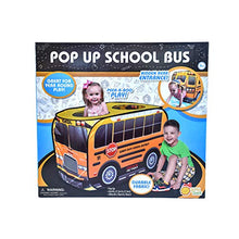 Load image into Gallery viewer, Sunny Days Entertainment Pop Up School Bus  Indoor Playhouse for Kids | Yellow Vehicle Toy Gift for Boys and Girls
