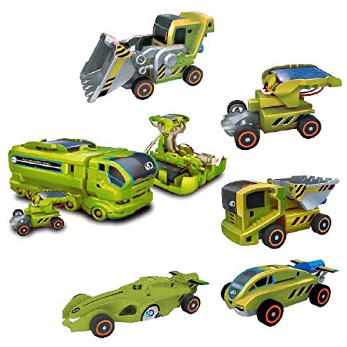 Discovery KidsxFFFD; 7 in 1 Snap-Back Solar Energy Vehicle Kit
