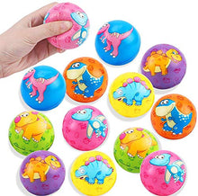 Load image into Gallery viewer, MyMagic 24 Pcs 2.5 Inch of Foam PU Dinosaur Stress Ball,Cute Hand Wrist Stress Reliefs Squeeze Balls,for Party Favors,Decors, and School Projects (Dinosaur Balls)

