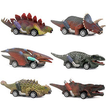 Load image into Gallery viewer, Dinosaur Toy car,boy Toys Age 3 to 12 Toy Dinosaur 5.3 Inch Toys for 3,4,5,6,7,8,9,10,11,12 Year Old Boys Full-Form Dino car Toy,6 Pack
