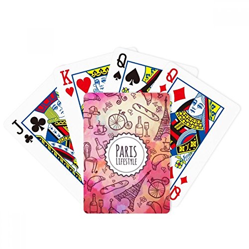 DIYthinker Pink Life France Landmark Love Paris Poker Playing Magic Card Fun Board Game