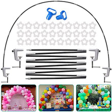 Load image into Gallery viewer, FUZAWS Table Balloon Arch Kit - Adjustable Table Balloon Arch Stand Kit 13Ft Reusable with Base High Strength Glass Fiber Pole for DIY Party Wedding Birthday Baby Shower Xmas Festival Merry Christmas
