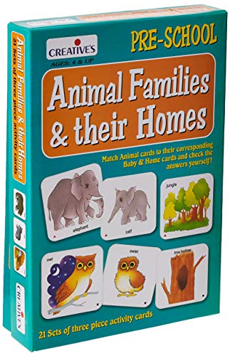 Creative Educational Pre-School Animal Families and Their Homes