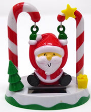 Load image into Gallery viewer, Solar Swinging SANTA, Solar Santa, Santa Solar Bobble
