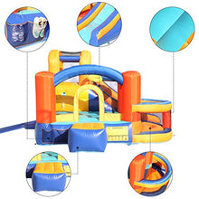 Load image into Gallery viewer, Lpjntt Inflatable Bounce House, Slide Castle IndoorOutdoor Playhouse for Little Kids,Water Slide Park w Jumping Area, Climbing Wall, Splash Pool
