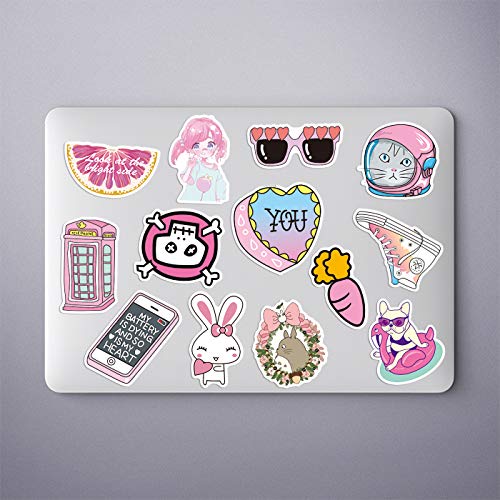 Cute Pink Stickers 100pcs – ubekeen