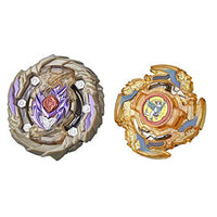 Beyblade Burst Surge Dual Collection Pack Hypersphere Dusk Spryzen S5 and Slingshock Force Wolborg Spinning Top Toys -- 2 Battling Game Tops
