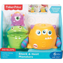 Load image into Gallery viewer, Fisher-Price Stack &amp; Nest Monsters
