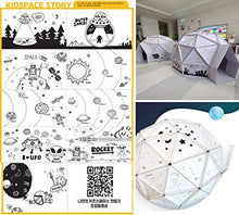 Load image into Gallery viewer, ANBOX Kids Space Coloring Paper House, Paper Igloo,, Children&#39;s Day Gift, Birthday Gift ANP_H05 / Made in Korea / 55.7&quot; Wx55.7 Dx32.7 H (1414mmx1414mmx830mm) / Corrugated Cardboard
