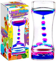 LIVOND Liquid Motion Bubbler Sensory Timer, 2 Minute  Big Calming Sensory Bubble Toy for Kids with Autism ADHD Anxiety or Special Needs (Single Pack)