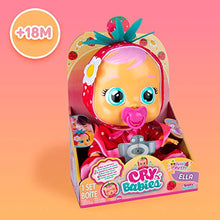 Load image into Gallery viewer, Cry Babies Tutti Frutti Ella The Strawberry Scented Baby Doll,Single,Multi-Coloured
