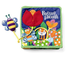 Load image into Gallery viewer, Manhattan Toy Soft Activity Book with Tethered Toy, Buzzing Through
