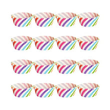 Load image into Gallery viewer, 9Cupcake Cups Color Windmill Printing Cake Paper Tray High Temperature Resistant Cake Paper Cup Chocolate Paper Pad Birthday Cake Paper TrayFor Birthdat Party
