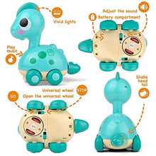 Load image into Gallery viewer, Kidpal Baby Toys 6 to 12 Months, Dinosaur Baby Boy Toys for 6 Month Old Boy Toys 12-18 Months with Music/Light Crawling Toys, Touch &amp; Go Toddler Tummy Time Toys for 1 2 Year Old Boy &amp; Girl Gifts

