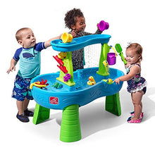 Load image into Gallery viewer, Step2 Naturally Playful Sand Table &amp; Rain Showers Splash Pond Water Table | Kids Water Play Table with 13-Pc Accessory Set
