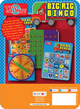 Load image into Gallery viewer, Bendon TS Shure Big Rig Trucks Bingo Games Mini Magnetic Activity Tin with Spinner and Foam Magnet Sheet 50523
