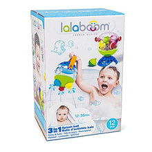Load image into Gallery viewer, Lalaboom 3-in-1 Splash Ball And Educational Pop Beads Bath Toy - 12 Pieces - Ages 12 Months to 4 Years - BL510
